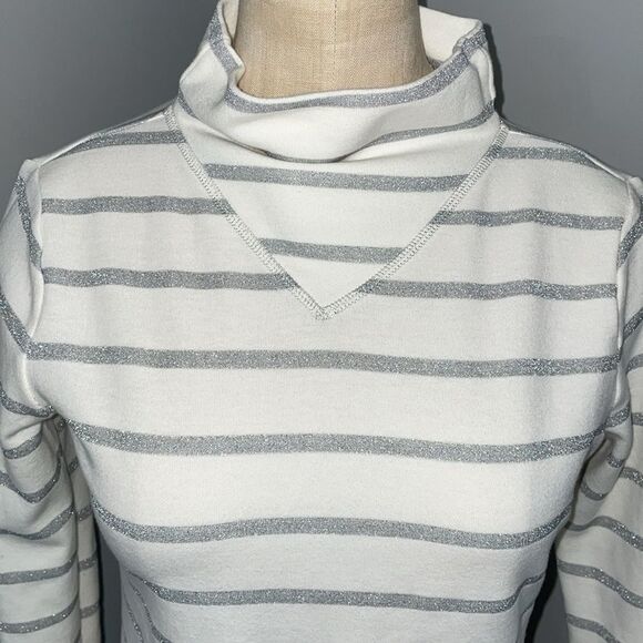 TALBOTS T by TALBOTS SUPER-SOFT JERSEY MOCKNECK TEE - SIZE XS - Picture 2 of 10